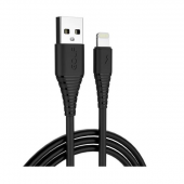 Cablu USB la USB Lightning  fast charging negru
